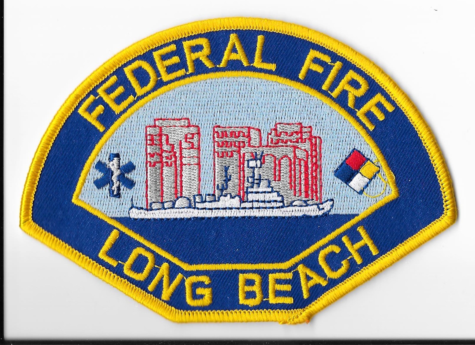 Long Beach Federal Fire, California Shoulder Patch V1