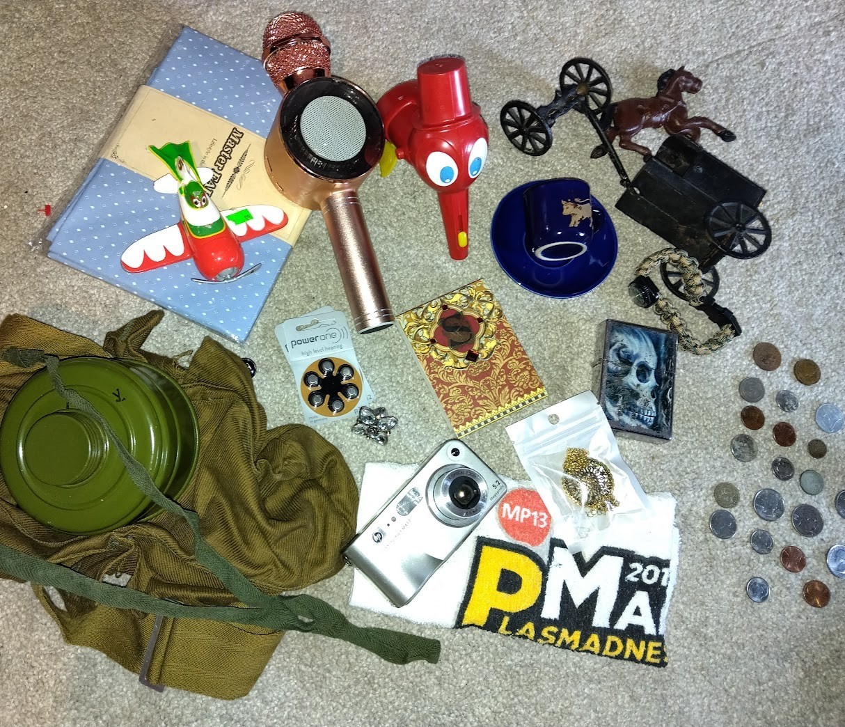 Junk drawer coins vtg camera collectibles toys sports repair parts as is
