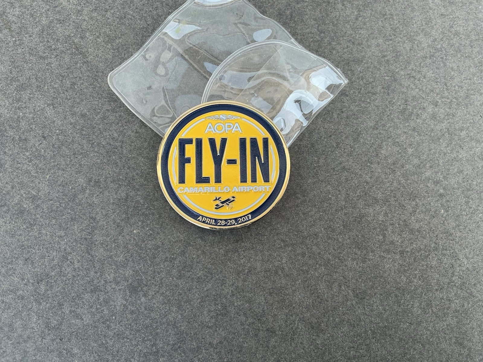 AOPA Aircraft 2017  Fly In CHALLENGE COIN City Of Ventura 2017