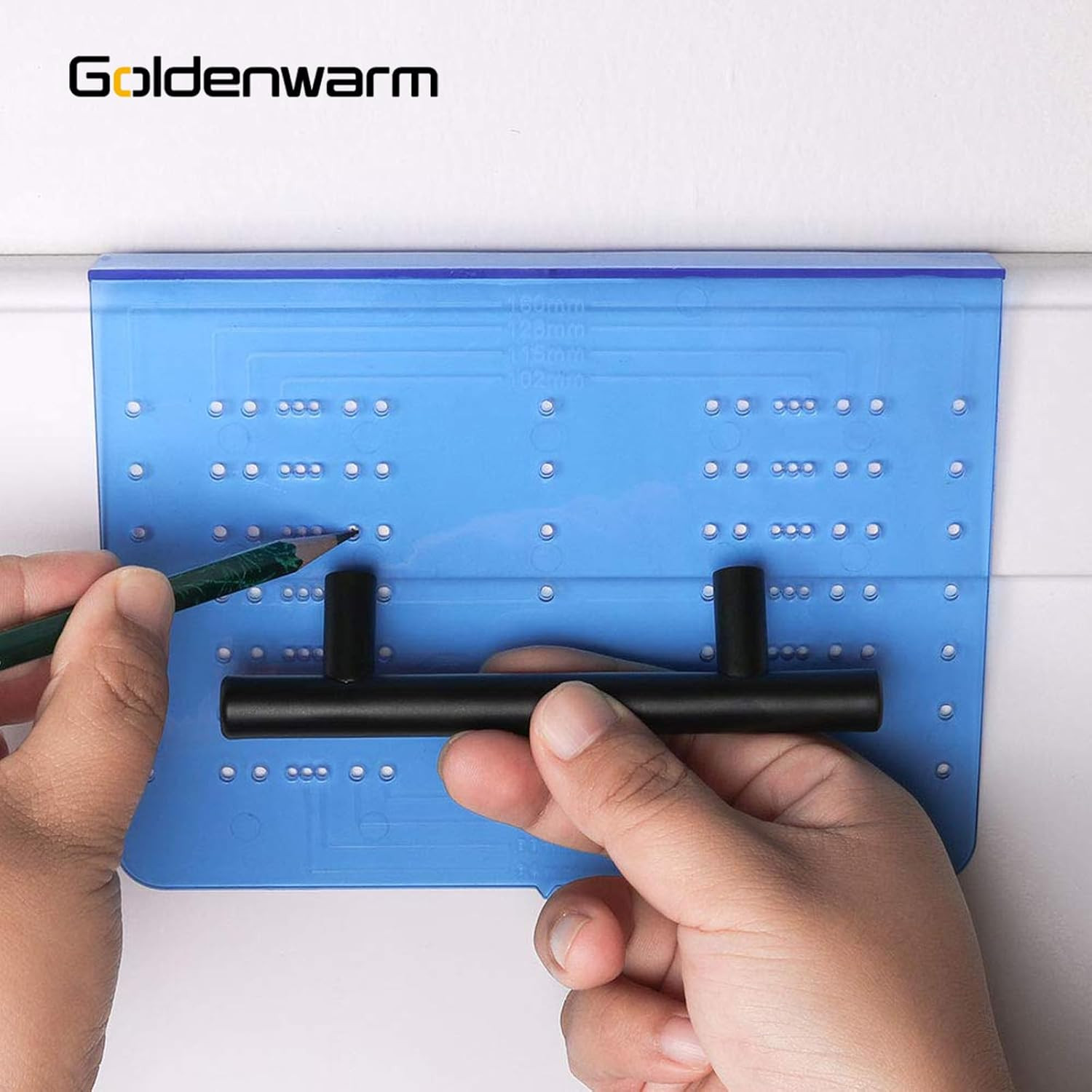 Cabinet Pull Template Door Template Drawer Pull Drill Template 1 Pack - TM160 Ca