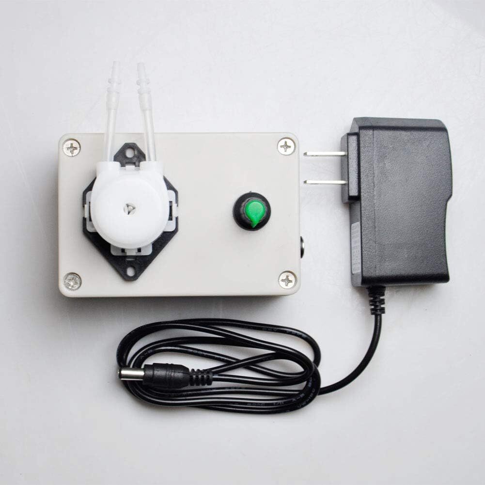Adjustable Peristaltic Pump Black 12V 70Ml Min Dosing Pump For Biochemical An...