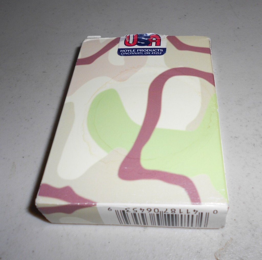 Iraqi Most Wanted Playing Cards Hoyle USA Made DCU Camo Box Free Shipping