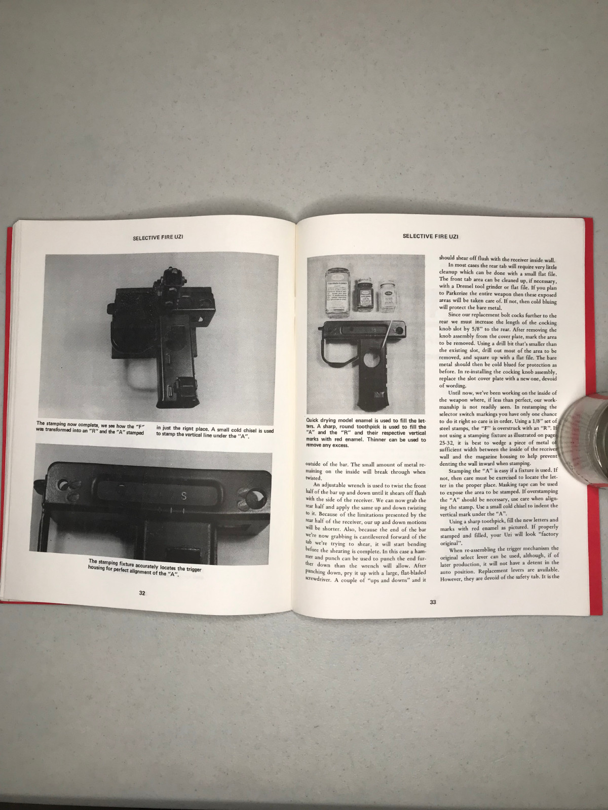 Selective Fire UZI Semi-Auto Modification Manual Firepower Publications 1983