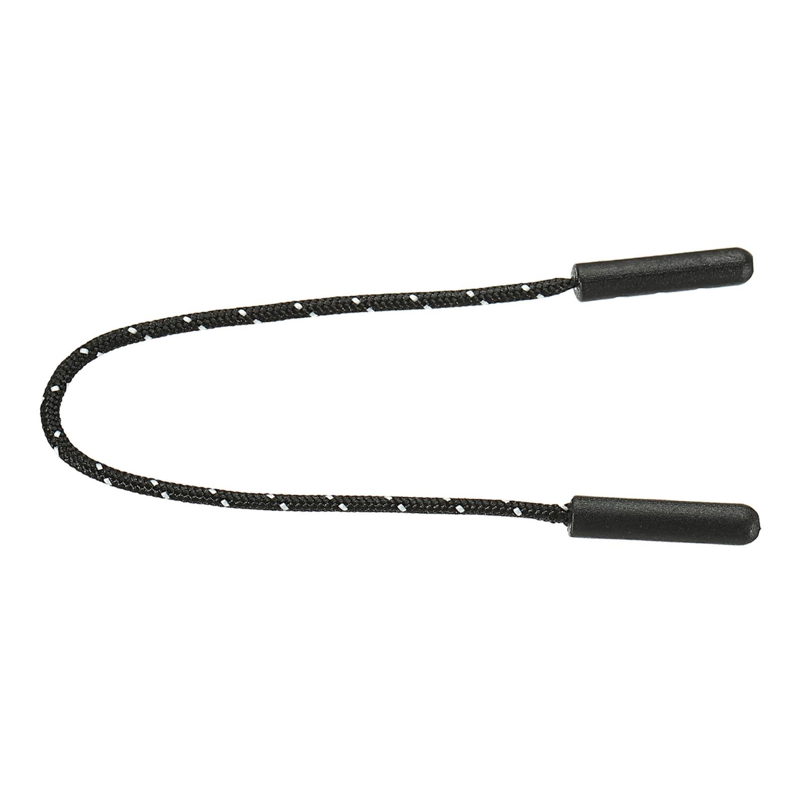 Zipper Pulls Extension Handle Cord, 15 Pack Plastic Puller Extender, Black