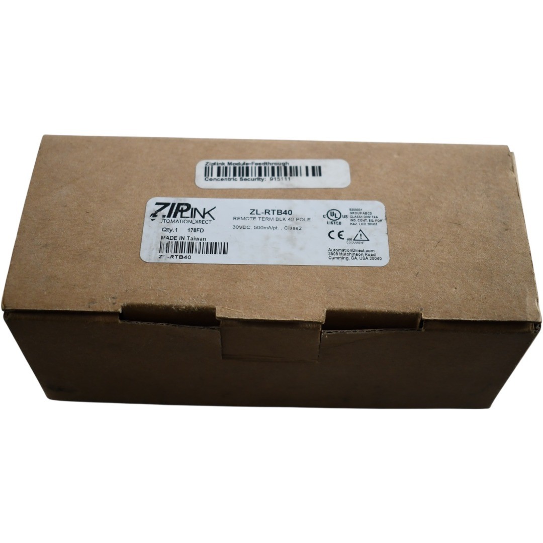 NEW Automation Direct ZL-RTB40 ZIPLink Feedthrough Module 40 Pole DIN Mount