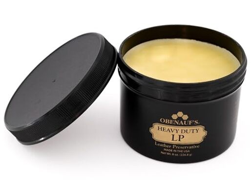 Heavy Duty LP Leather Conditioner Natural Oil Beeswax Formula (8oz) 8 Ounces