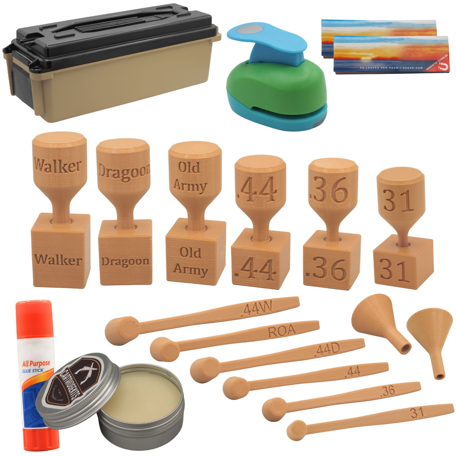 All Pistol Paper Cartridge Former Master Kit