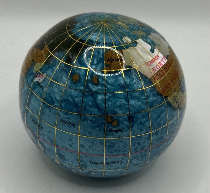 Gemstone Globe Blue