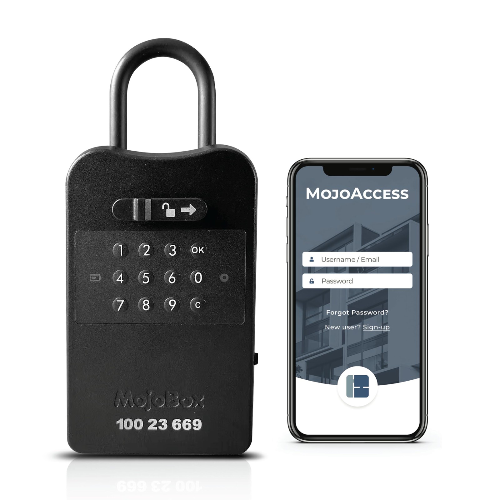 , Digital Lockbox, Bluetooth Key Lockbox, iOS/Android App Remotely Generates ...