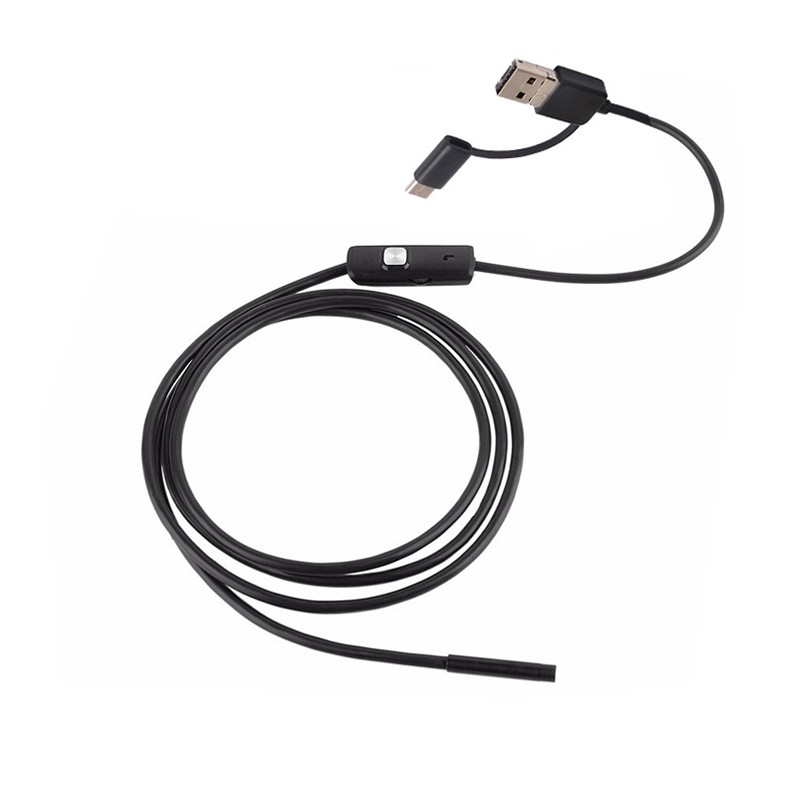 3in1 USB Type-C 5.5mm Endoscope Borescope Inspection HD Camera For Android PC
