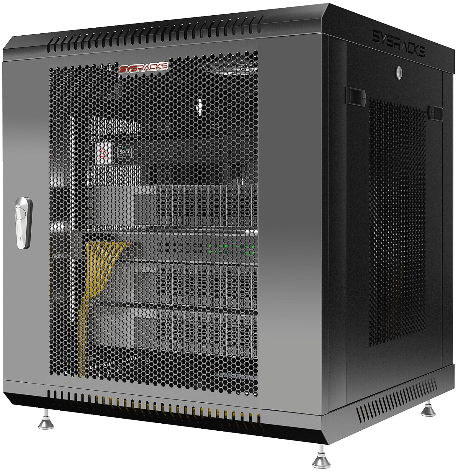 12U Sysracks Wall Mount IT Data Network Server Rack Cabinet Enclosure 24" Depth