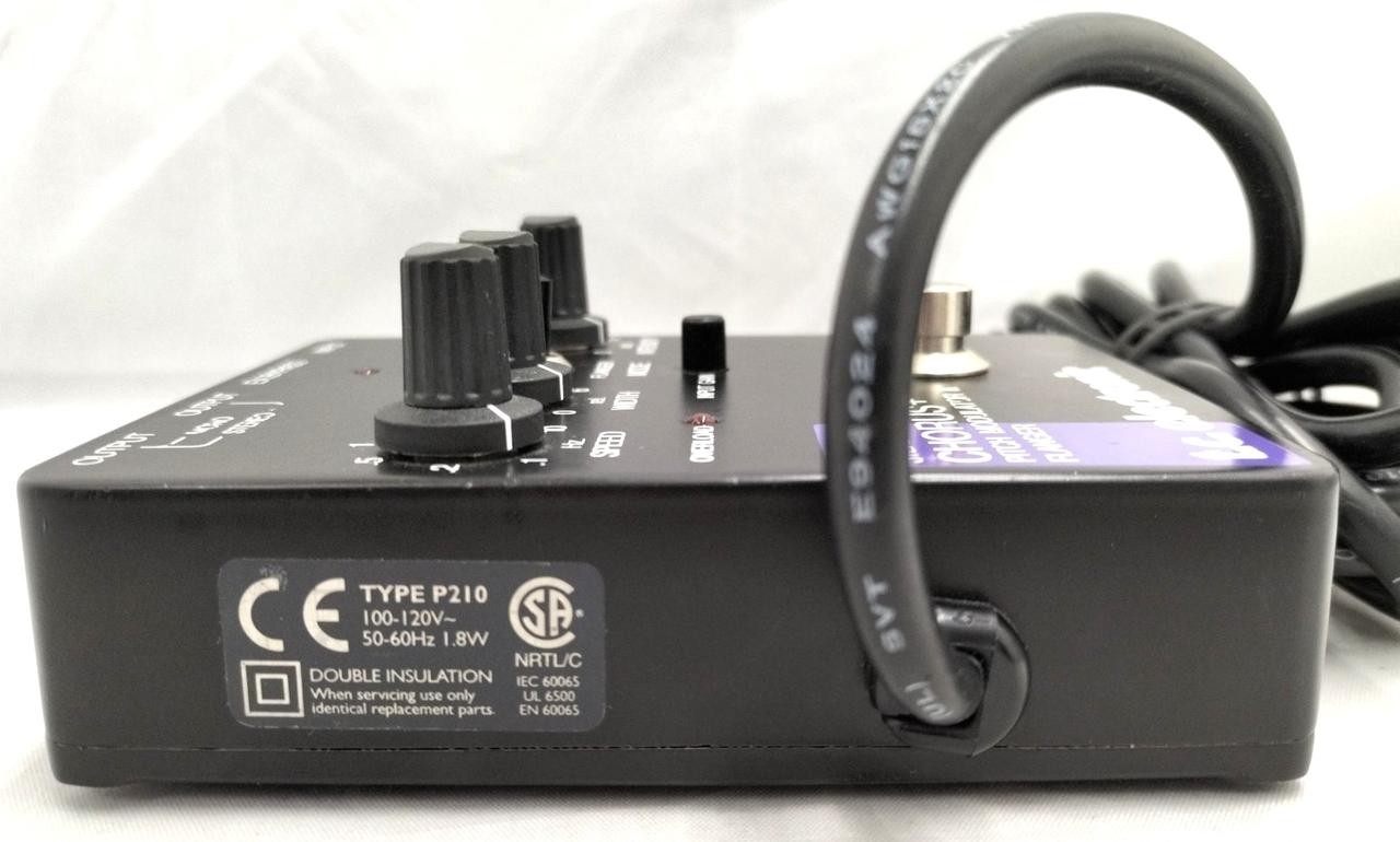 T.C.ELECTRONIC SCF Stereo Chorus+ Effects Pedal Used