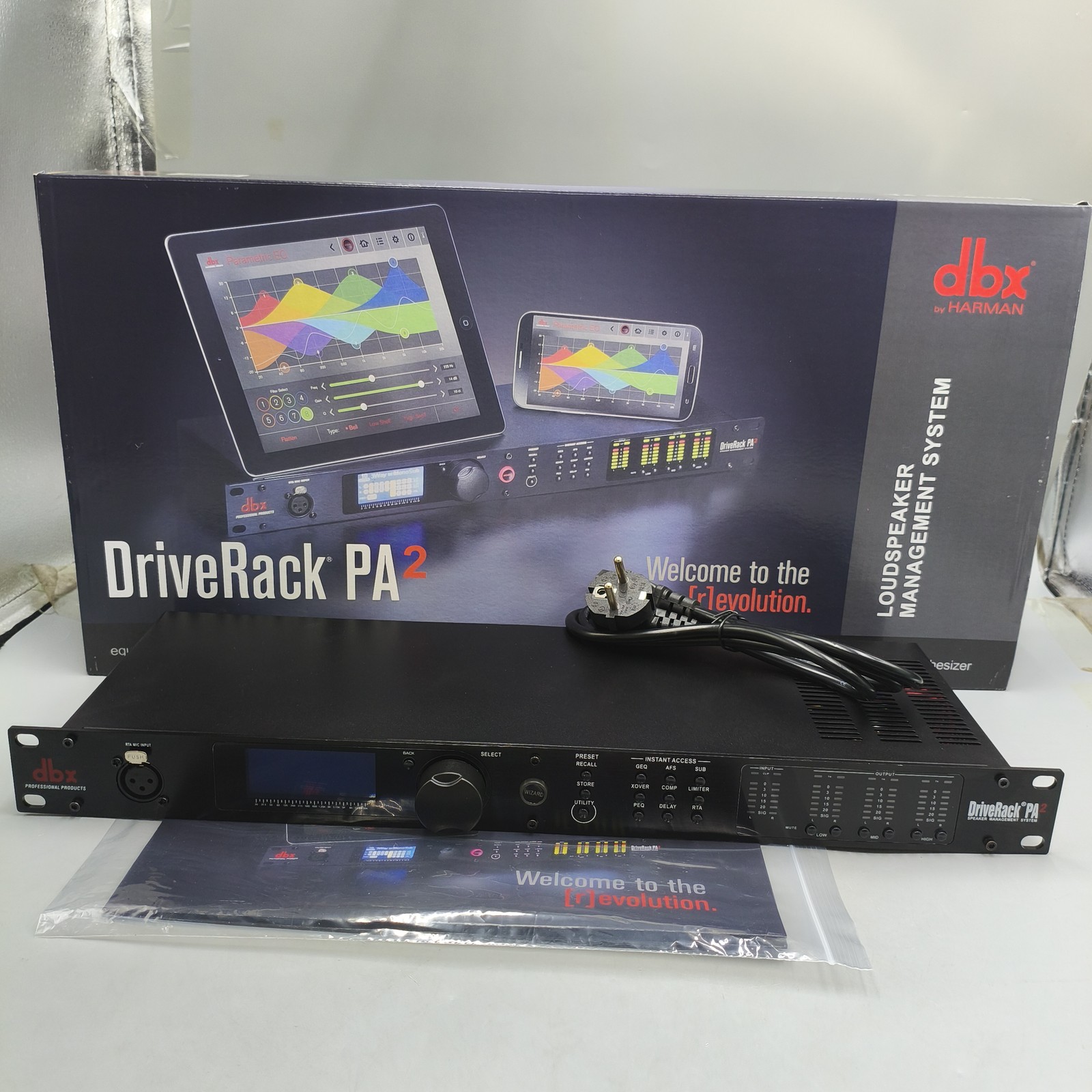 DBX DriveRack PA2 Complete Loudspeaker Management System Processor w/Display USB