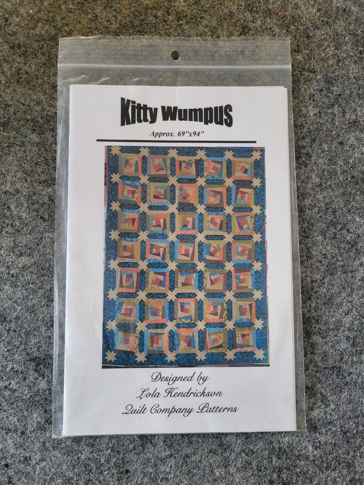 New Kitty Wumpus Quilt Pattern by Lola Heldrickson Quilt Company Patterns