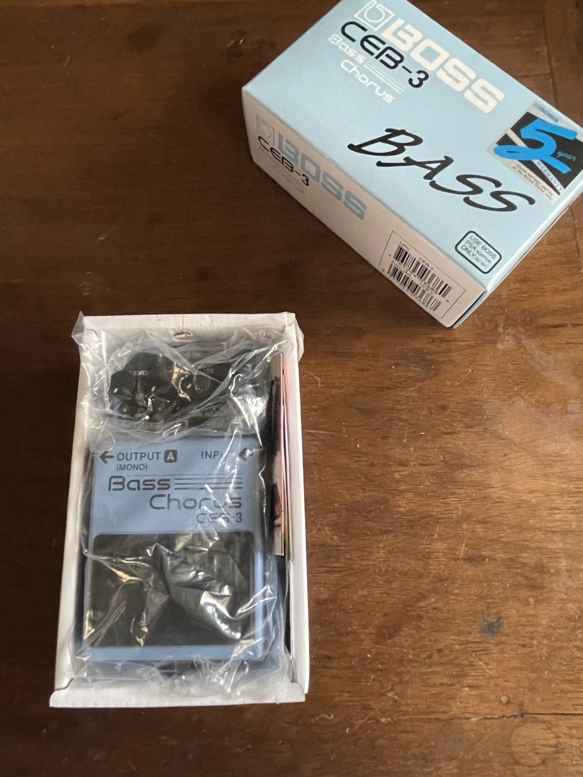 Boss CEB-3 Bass Chorus Pedal Unit Only Without Cable