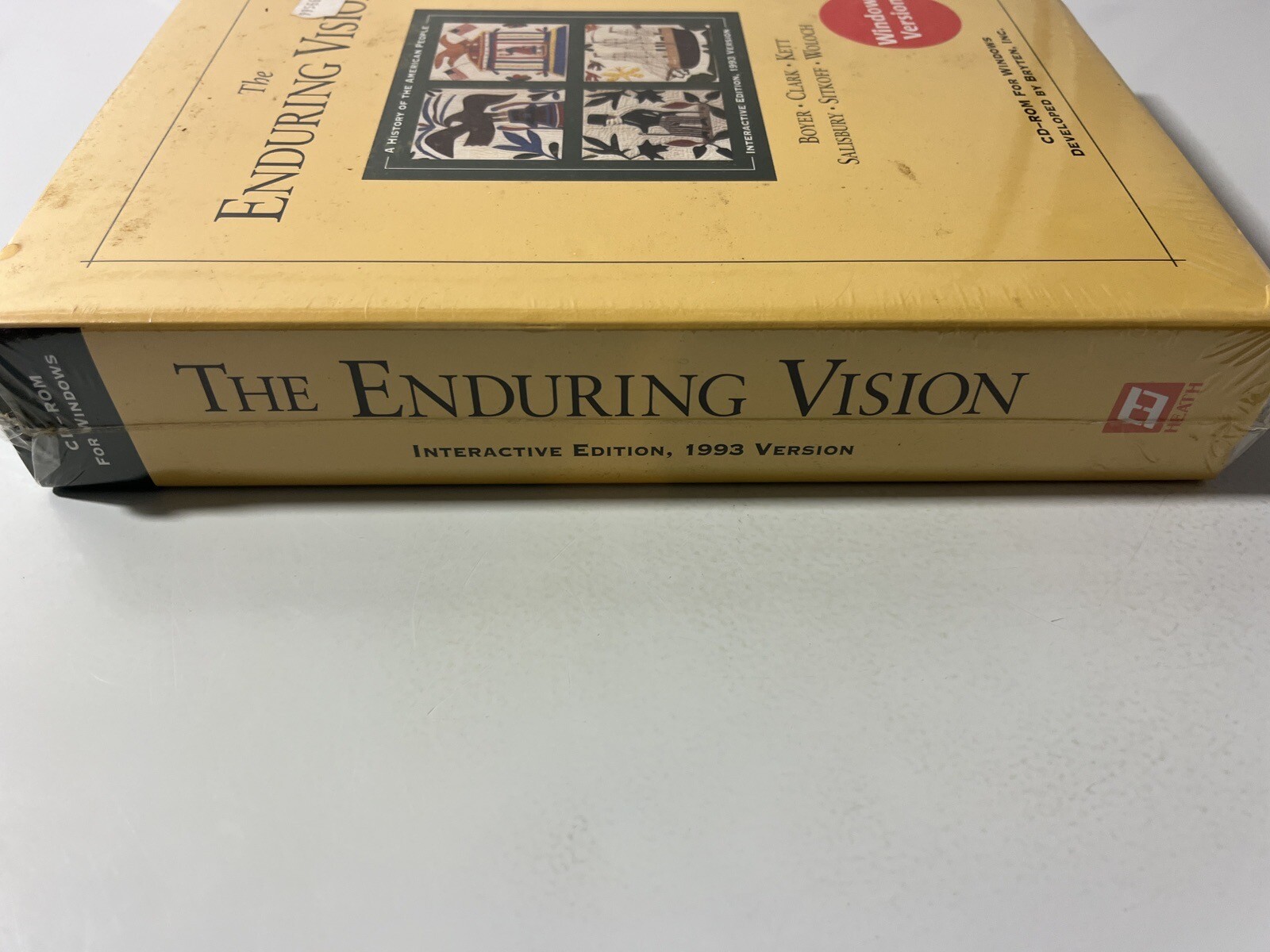 The Enduring Vision Windows Version 1993 Big Box PC CD-Rom Software Sealed