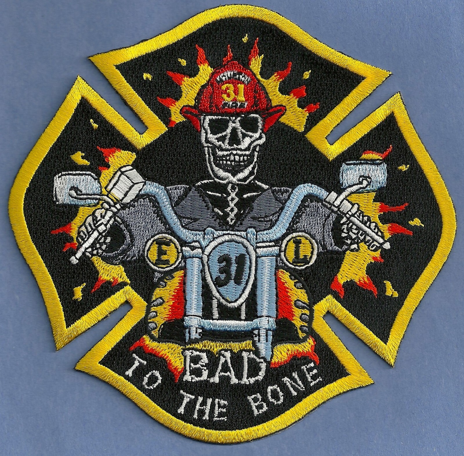 HOUSTON TEXAS FIRE STATION 31 COMPANY PATCH BAD TO THE BONE