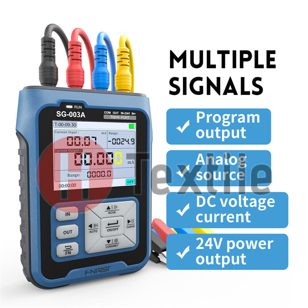 FNIRSI SG-003 0-10V Adjustable Current Voltage Simulator 4-20mA Signal Generator