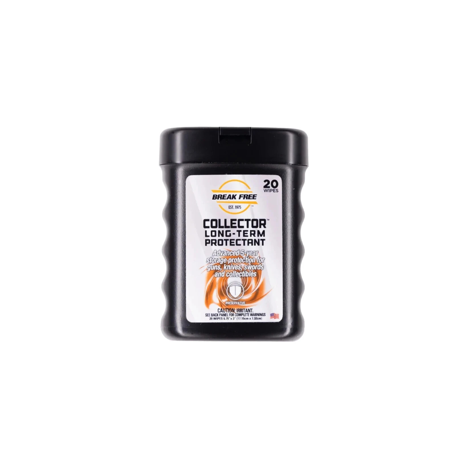 BREAK FREE COLLECTOR LONG TERM PROTECTANT (20 WIPES PER CANISTER)