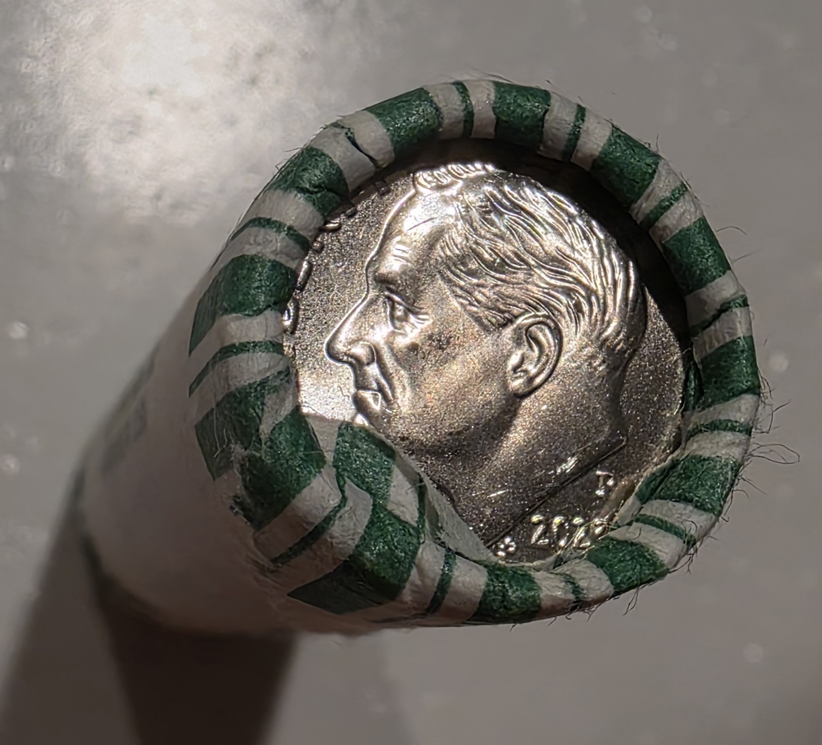 2023-P Roosevelt Dime OBW Roll, NF String & Son, FREE SHIPPING