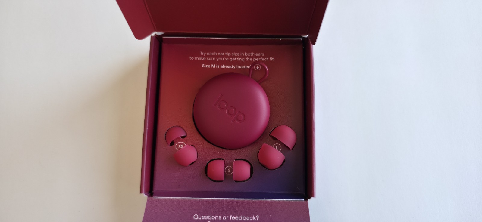 Tomorrowland x Loop Experience 2 Earplugs Holographic Ruby - Open Box