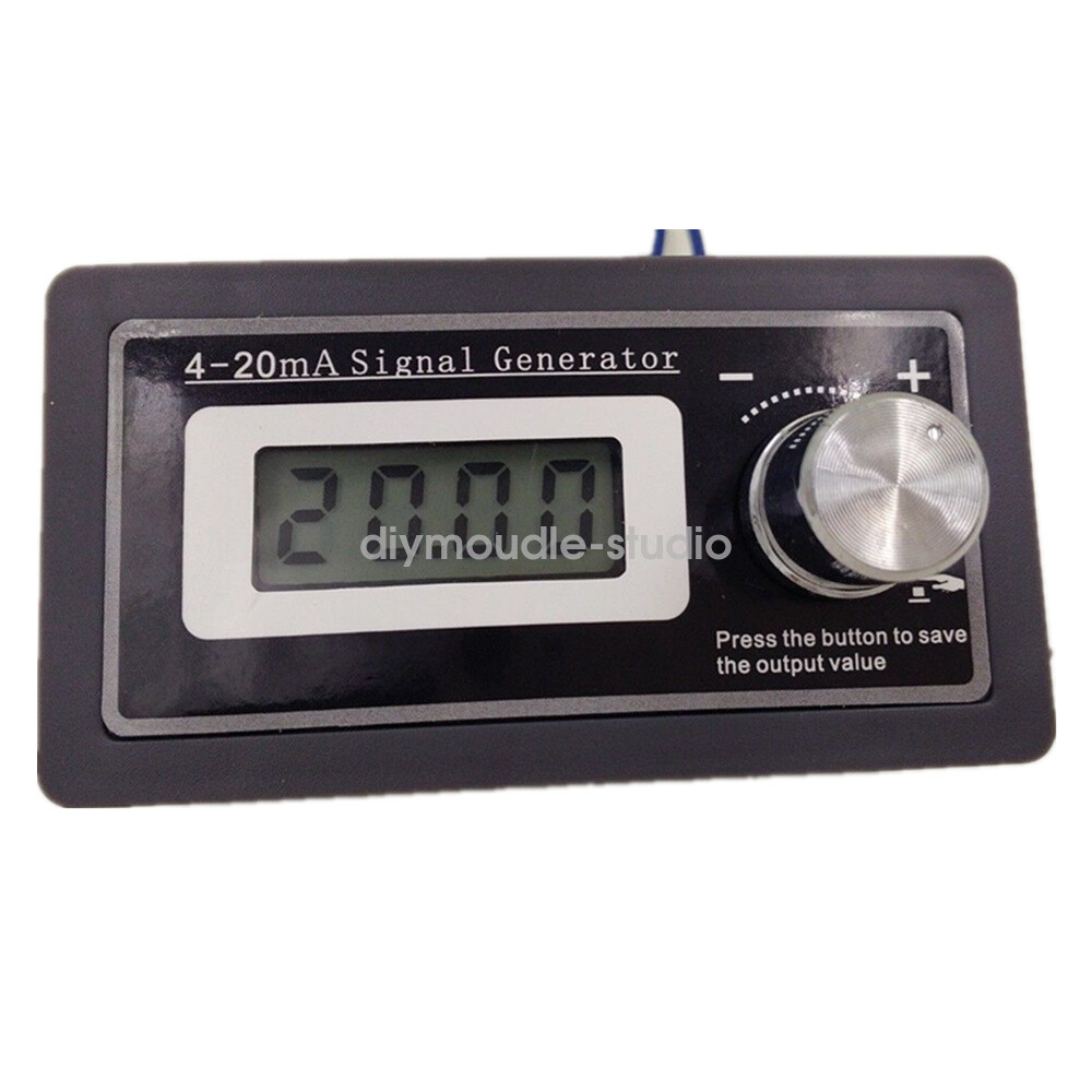 Two Wire 4~20mA PLC Signal Generator Current Transducer Test LCD Backlight New