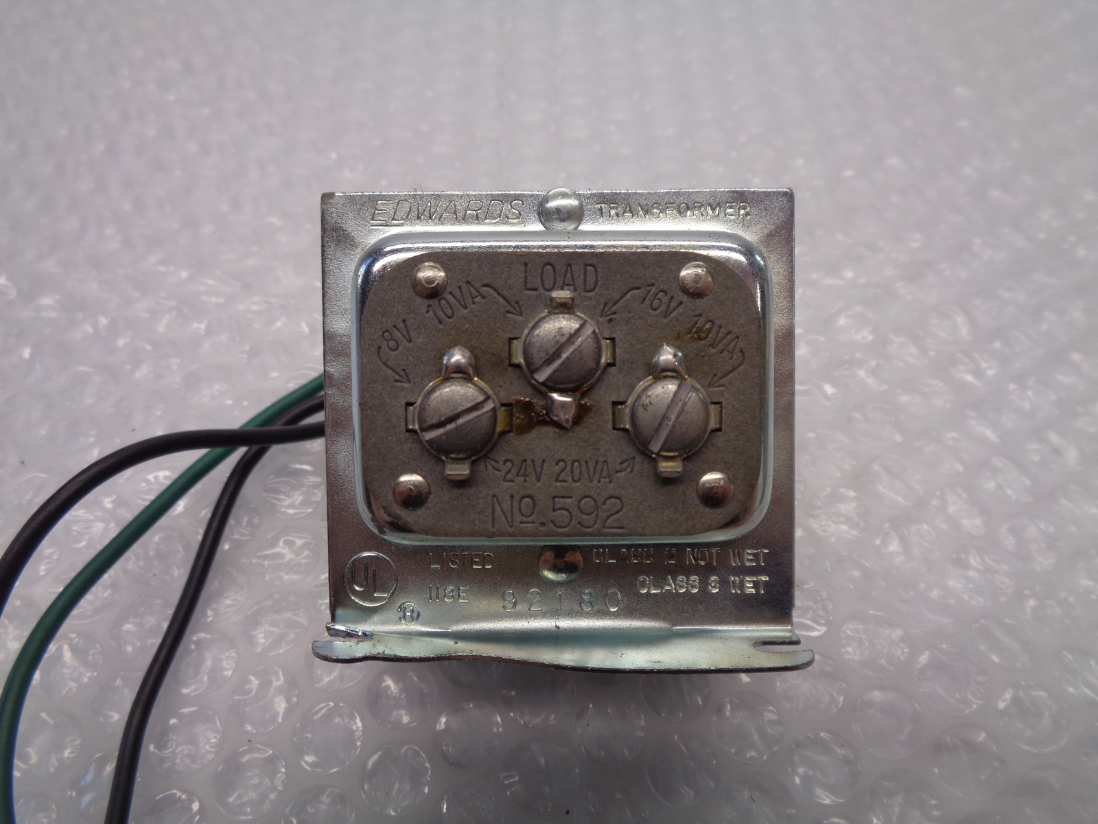EDWARDS 92180 TRANSFORMER 120V (AS PICTURED) NSNP