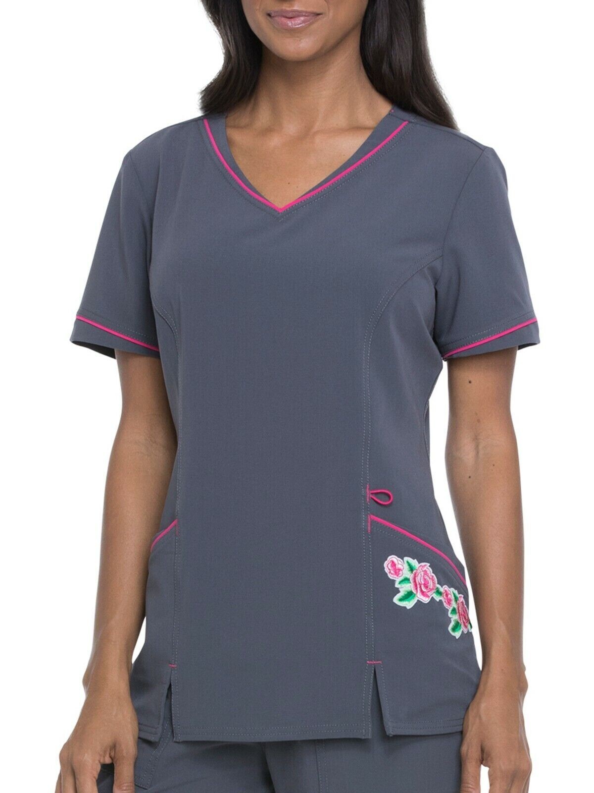 Strategic Distribution Scrub Top Women's Signature Collection Embroidery  XS