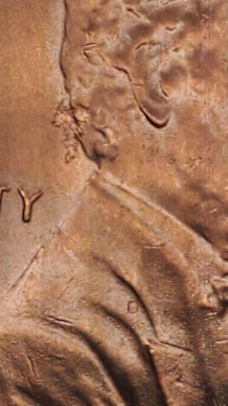 2020 Lincoln Cent Strike Through Error Obverse!