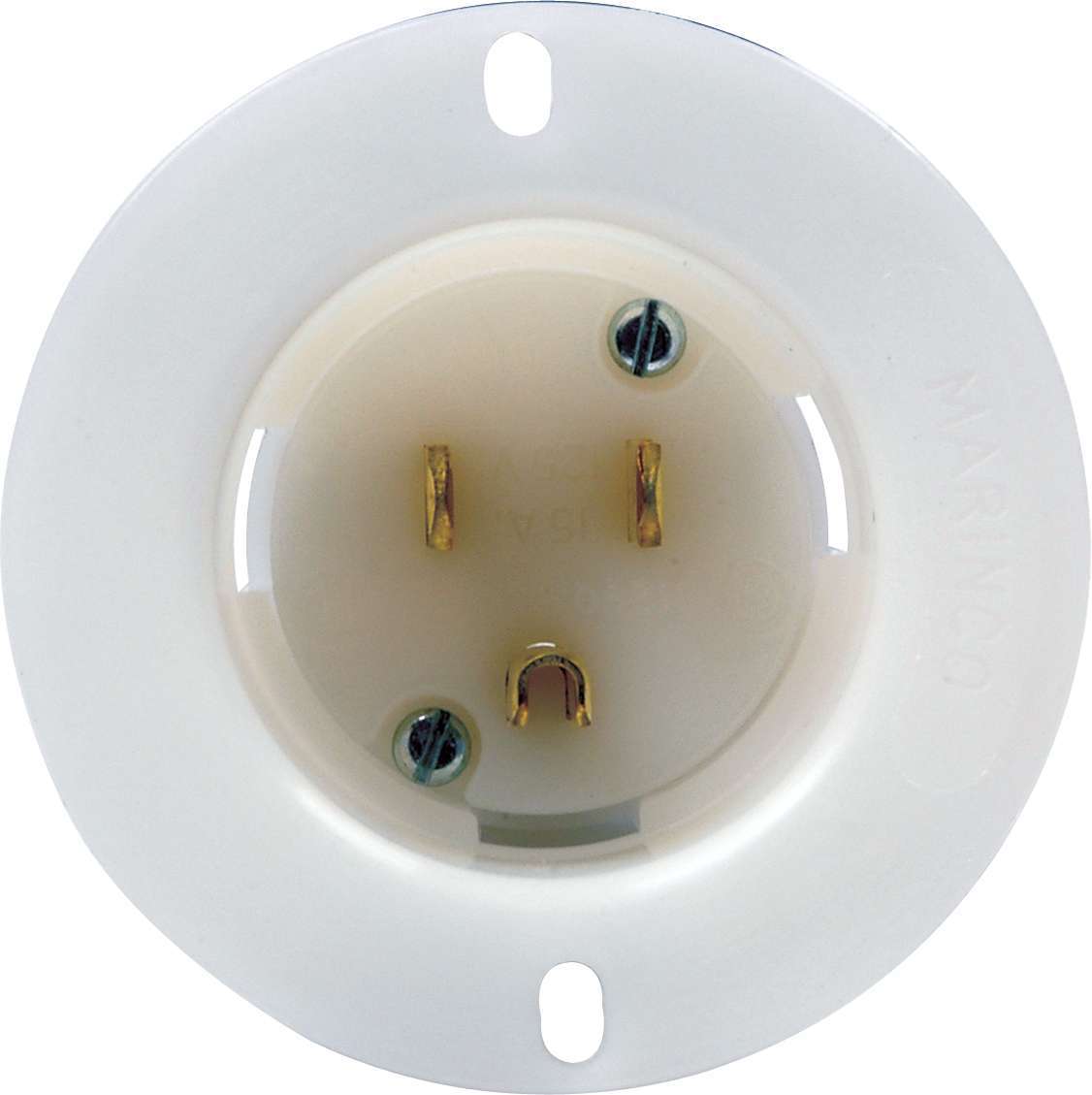 QuickCar 57-710 Male Recessed Outlet Wiring Connectors and Pigtails 110 volt