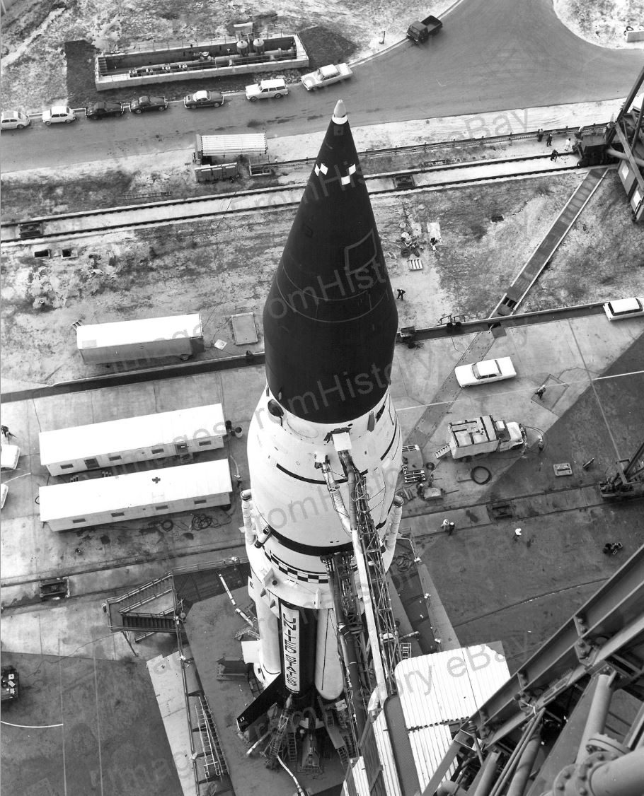 8x10 Print NASA First Saturn l Block ll Rocket Launches Jan 29,1964 #SAT