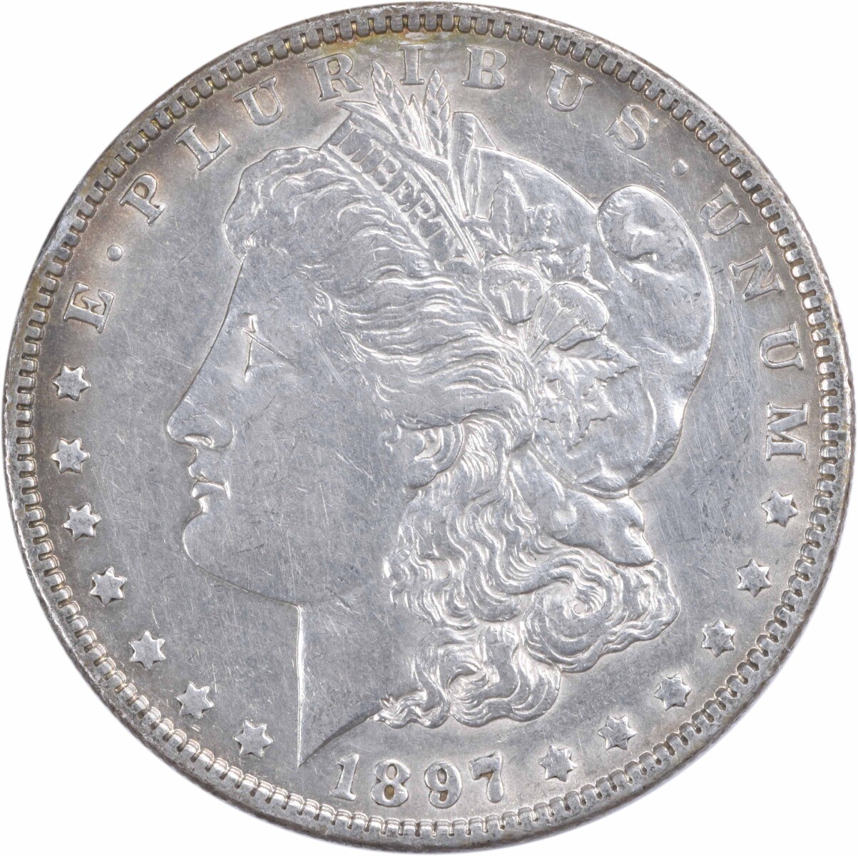 1897-O Morgan Silver Dollar EF Uncertified #843