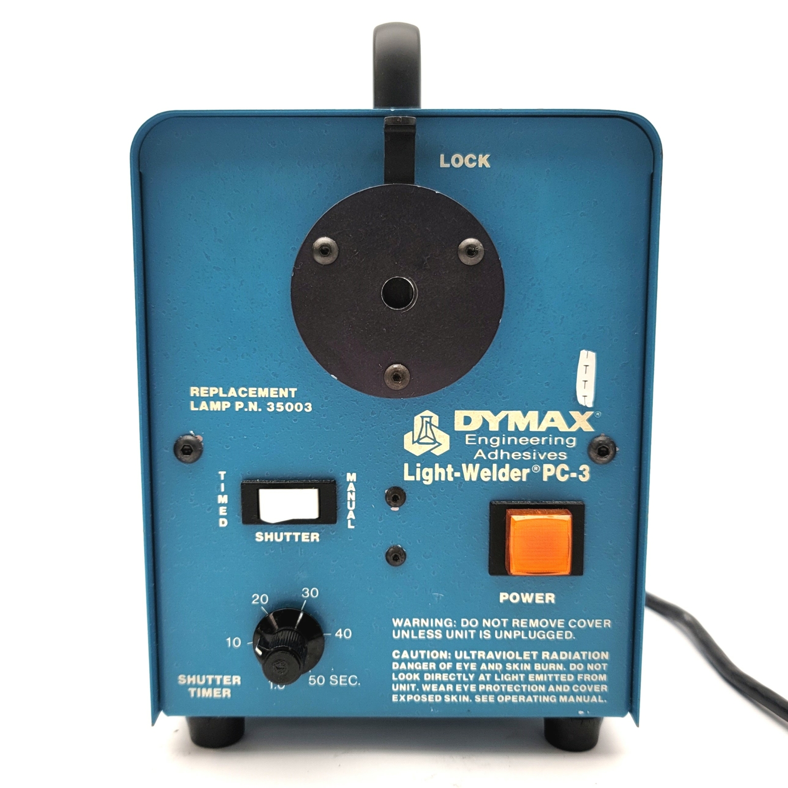 Dymax PC-3 Light-Welder UV Curing Light Source With Foot Switch 120VAC 2.5A 50W
