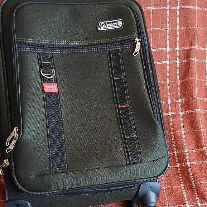 Coleman Luggage Carry-On Suitcase with Wheels & Telescoping Handle, Wet Bag