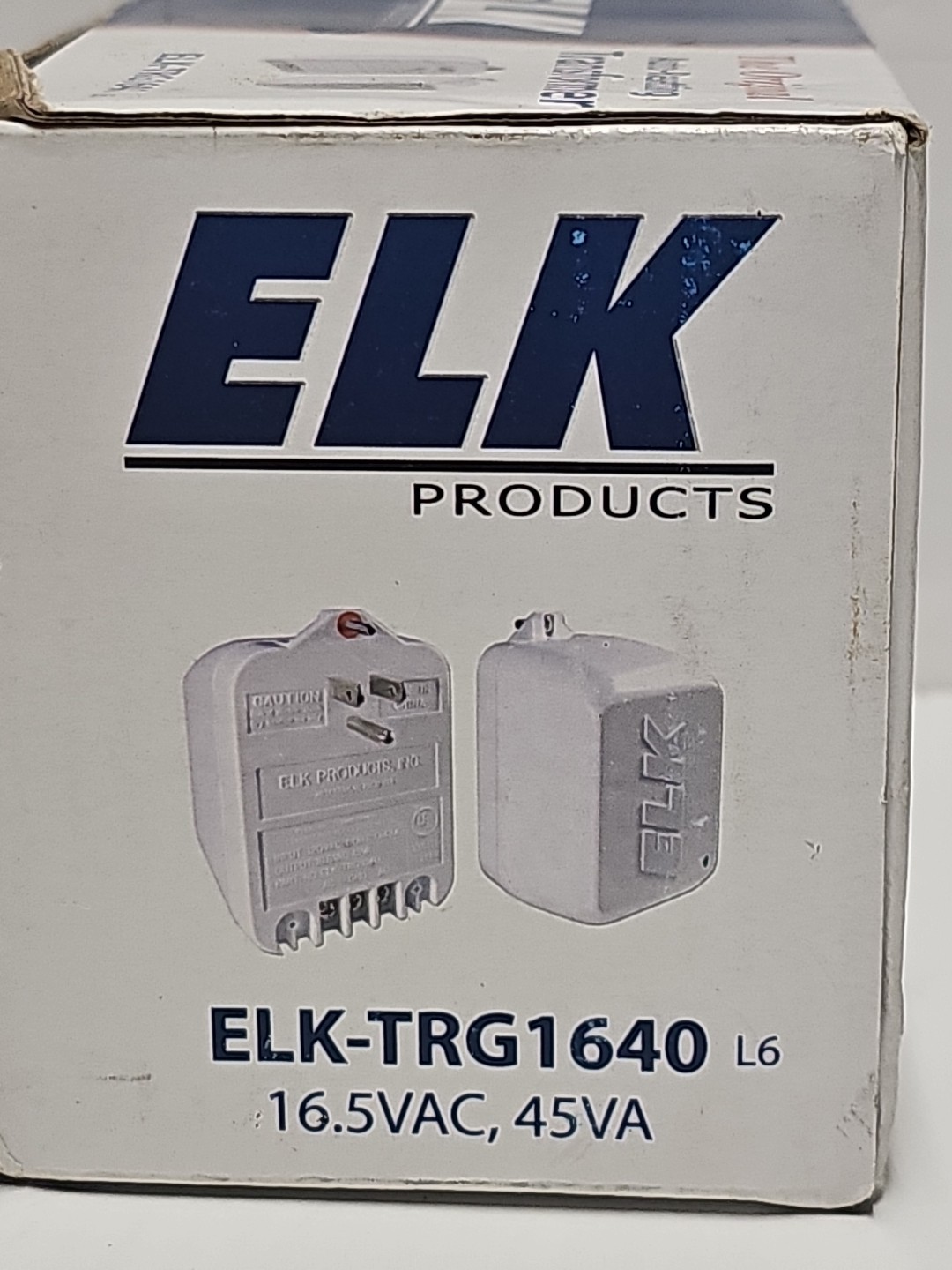 ELK Products Auto Resetting Transformer ELK-TRG1640 120VAC 60Hz 16.5VAC 45VA