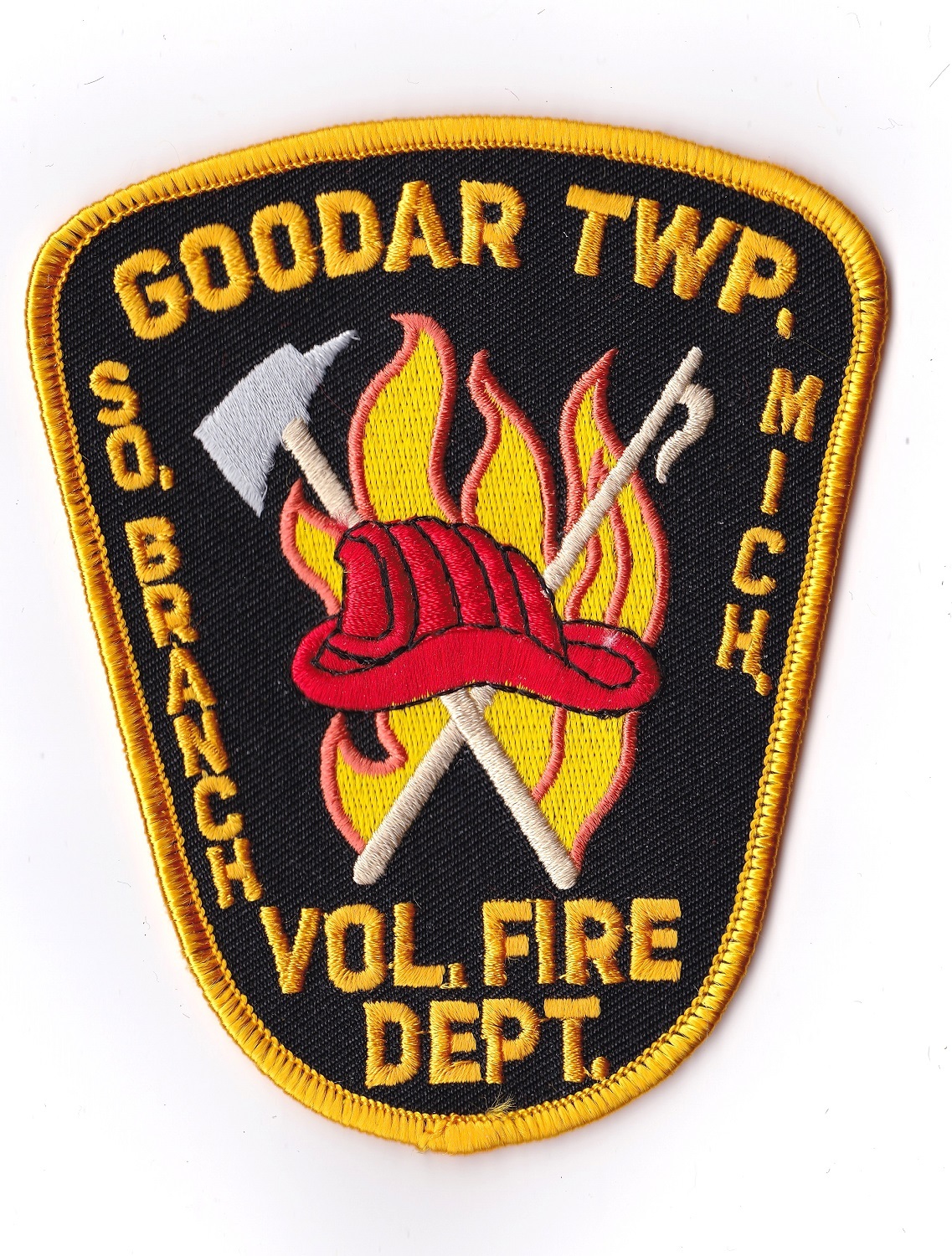 Goodar TWP Vol. Fire Dept. Michigan Firefighter Patch