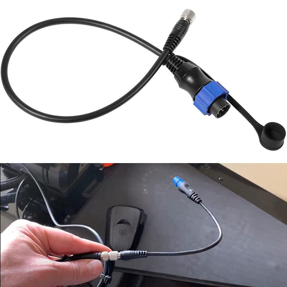 Universal Sonar 2 Adaptor Cable for Minn Kota Lowrance Fish Finder MKR-US2-10