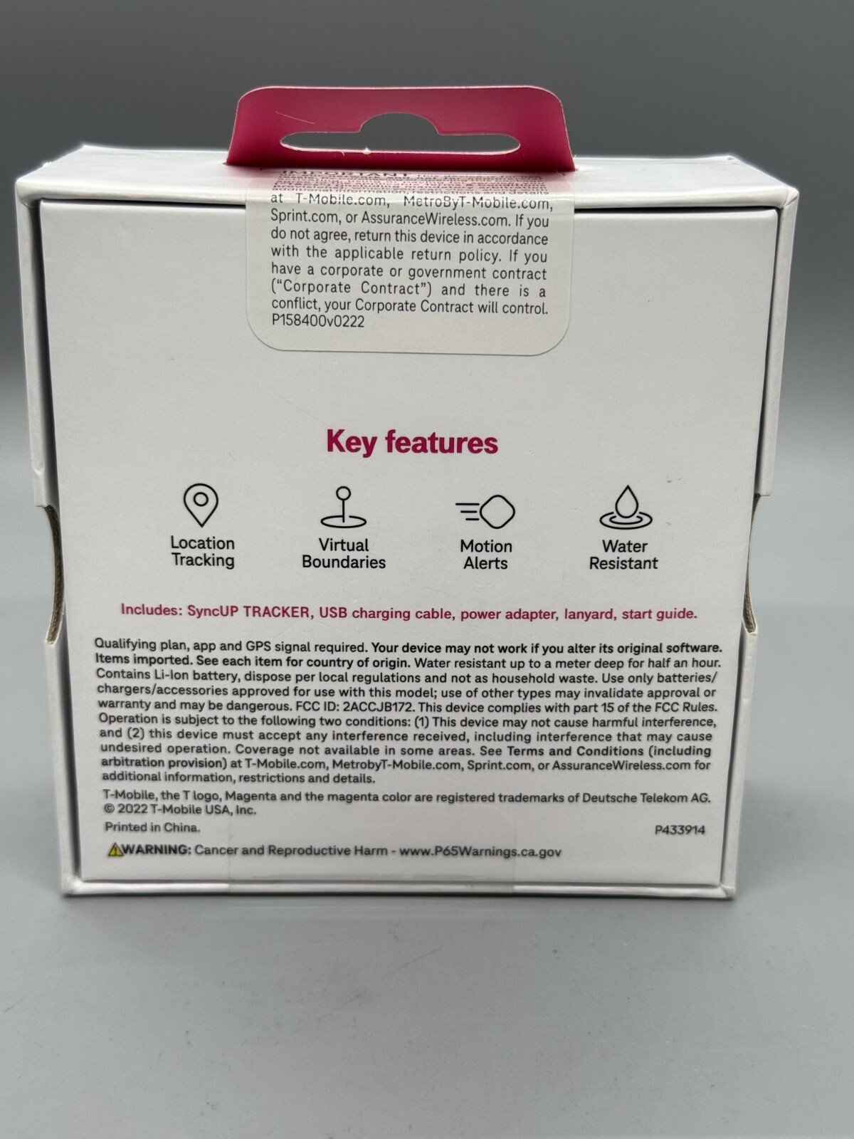 T-Mobile SyncUP Tracker - TCL MK40 128MB, T-Mobile - NEW IN BOX