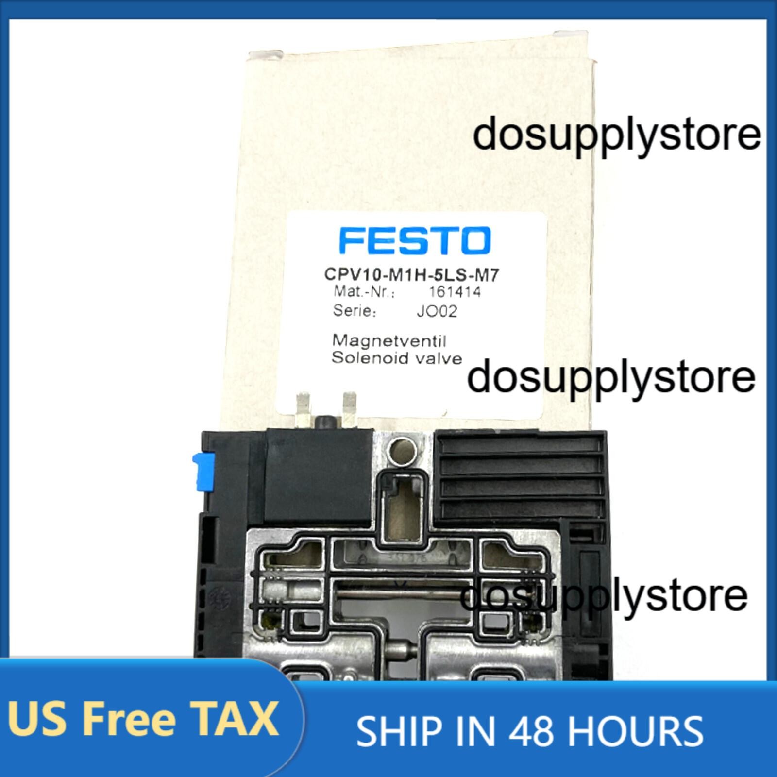 New FESTO CPV10-M1H-5LS-M7 161414 Solenoid Valve in box