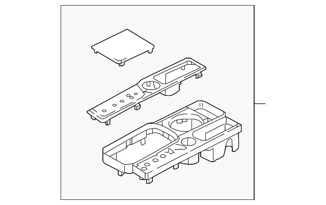 Genuine Volkswagen Automatic Transmission Shift Cover Plate 3CN-713-109-ICL