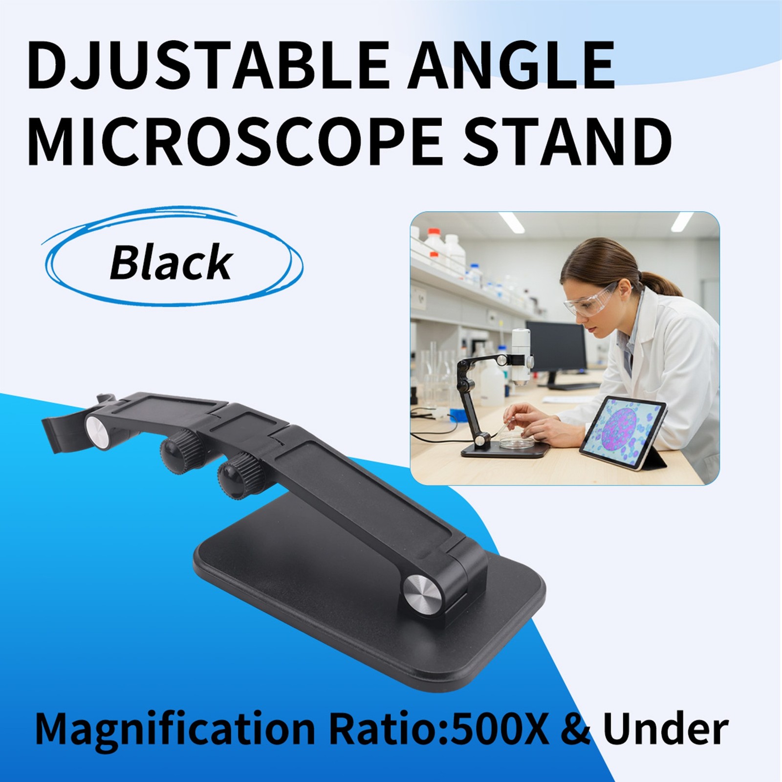 Microscope Stand Foldable and Adjustable Angle Suitable for Wifi Digital2310