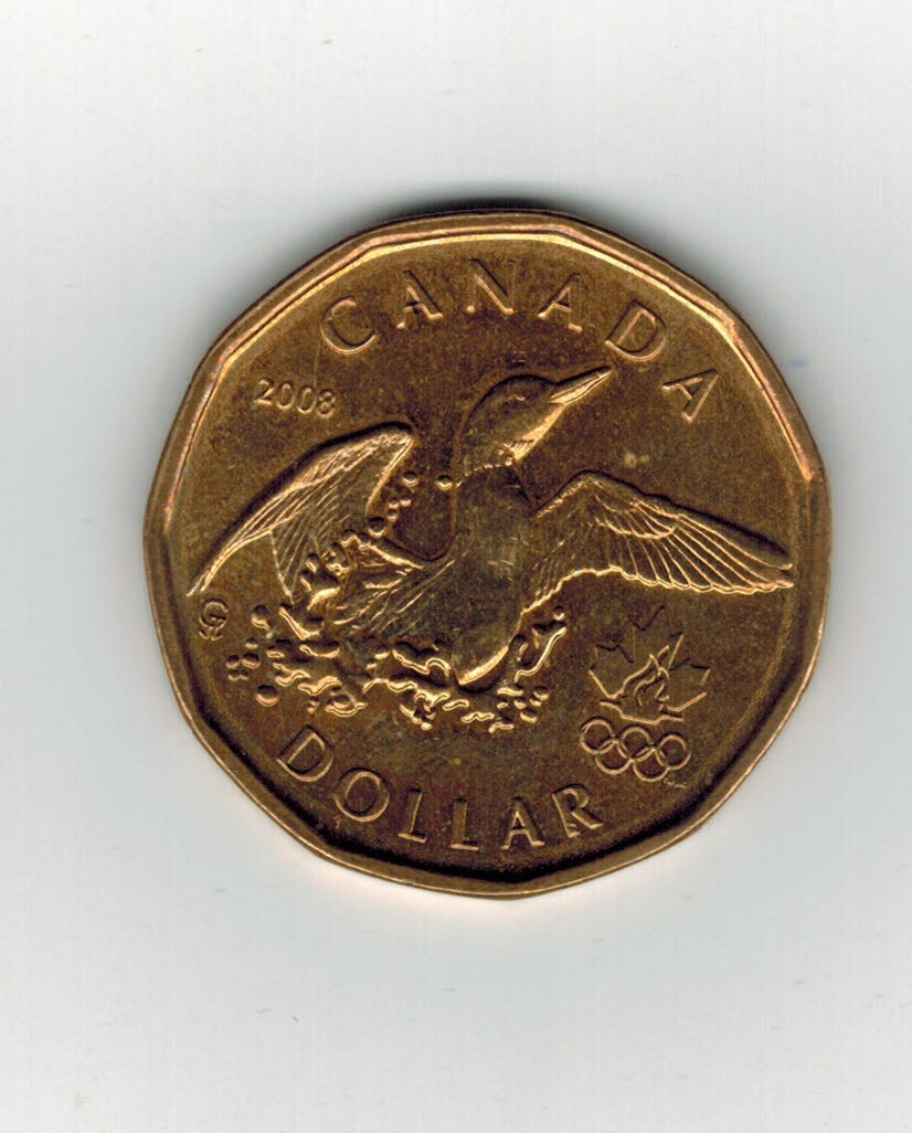 2008 Olympic Loonie