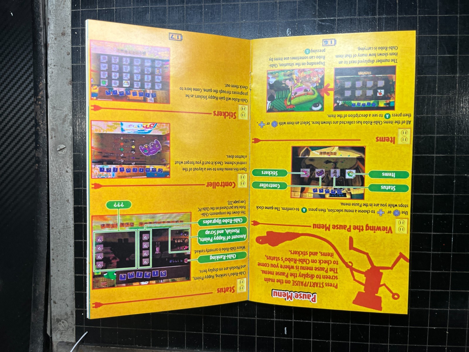 Replacement Manual for - Chibi Robo - GameCube Instruction Booklet