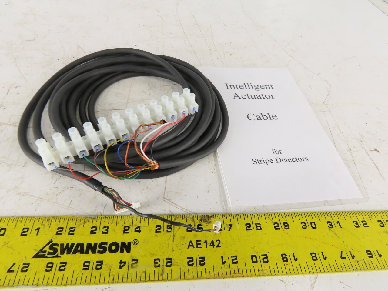 12 Conductor With Ground Terminated Intelligent Actuator Cable