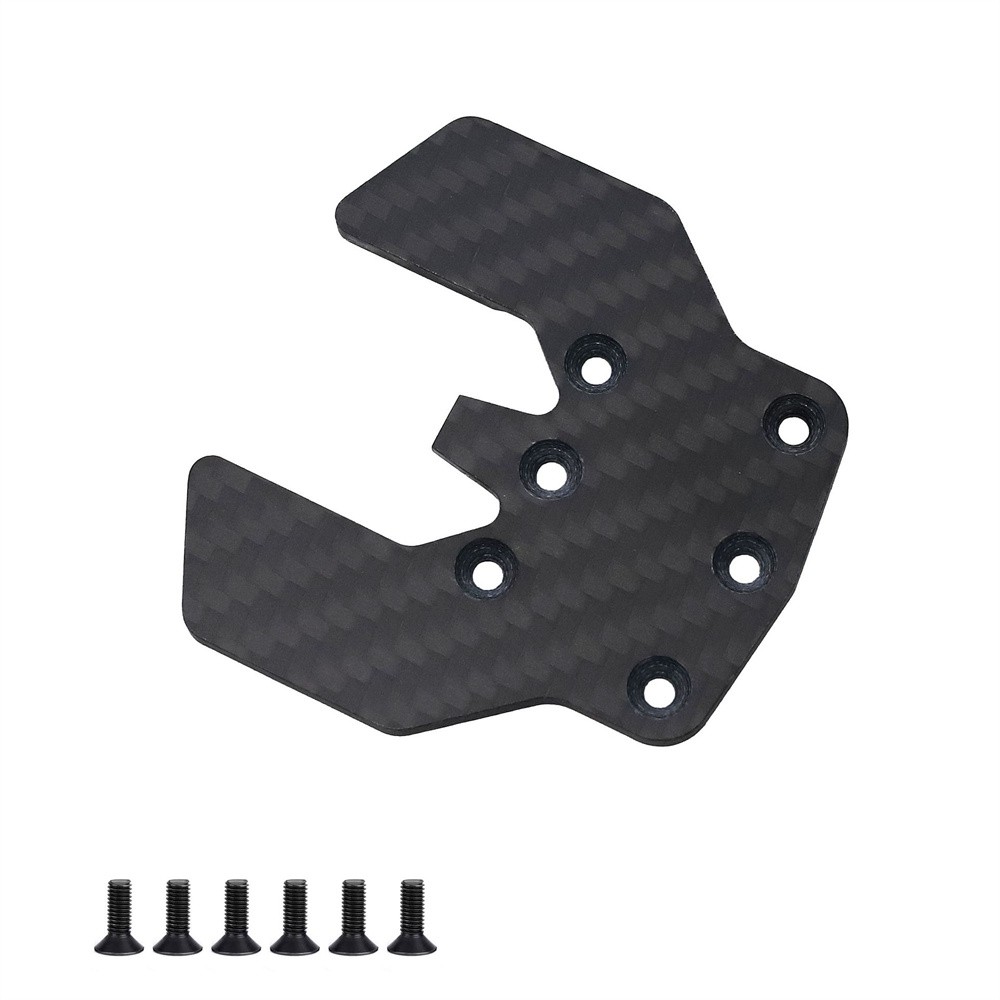 For Tamiya TT02S SR SRX Carbon Fiber Lower Stop Plate Lower A-Arm Bracket