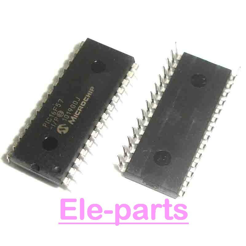 5 PCS PIC16F57-I/P DIP-28 16F57-I/P Flash-Based 8-Bit CMOS Microcontroller Chip