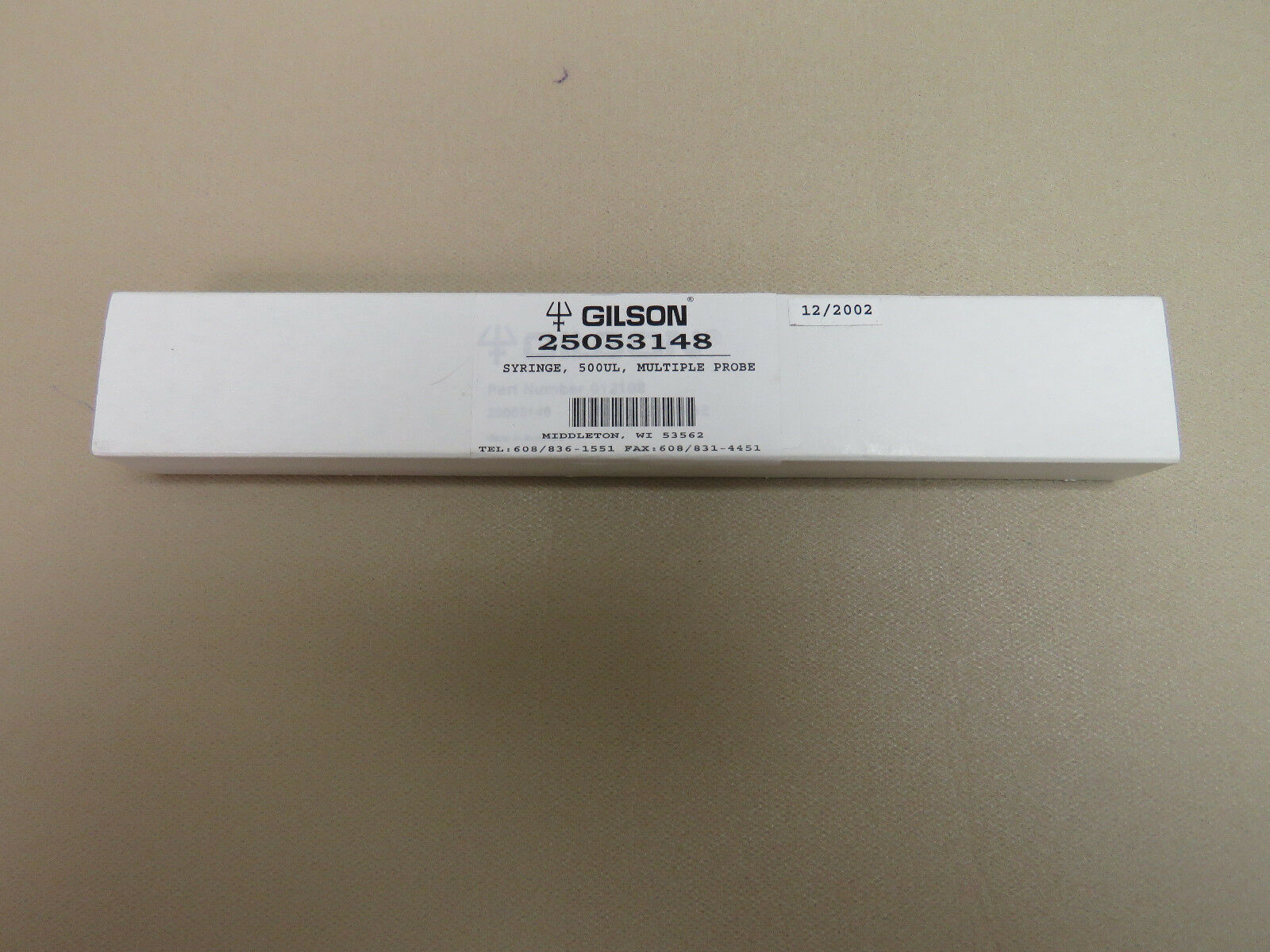 GILSON - Syringe, 500uL 25053148 *New*