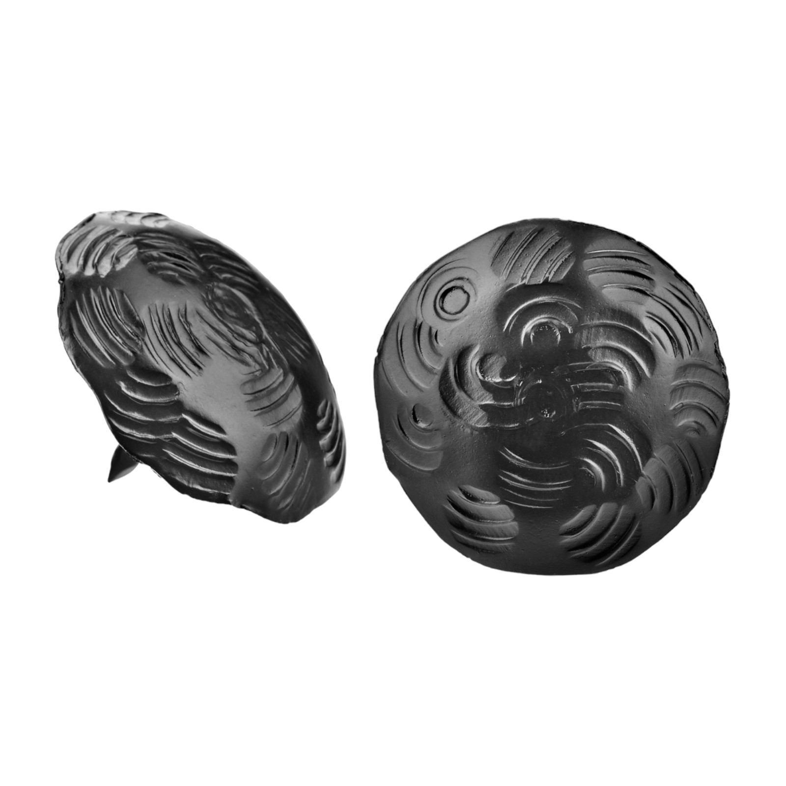 50 Pack 1.5" Iron Clavos Decorative Rustic Nail Tack For Furniture Wavy Pattern