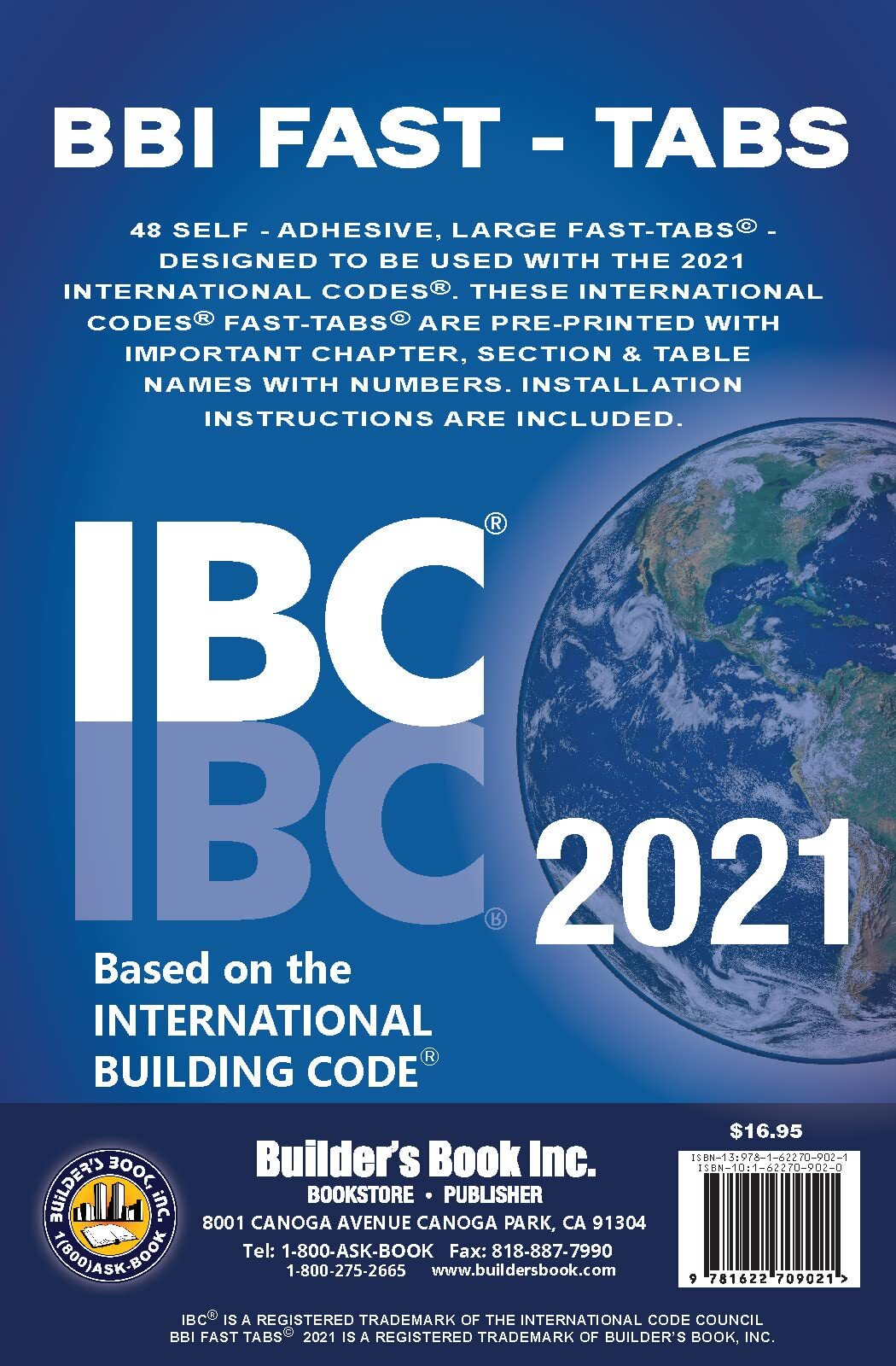 2021 International Building Code IBC Fast Tabs