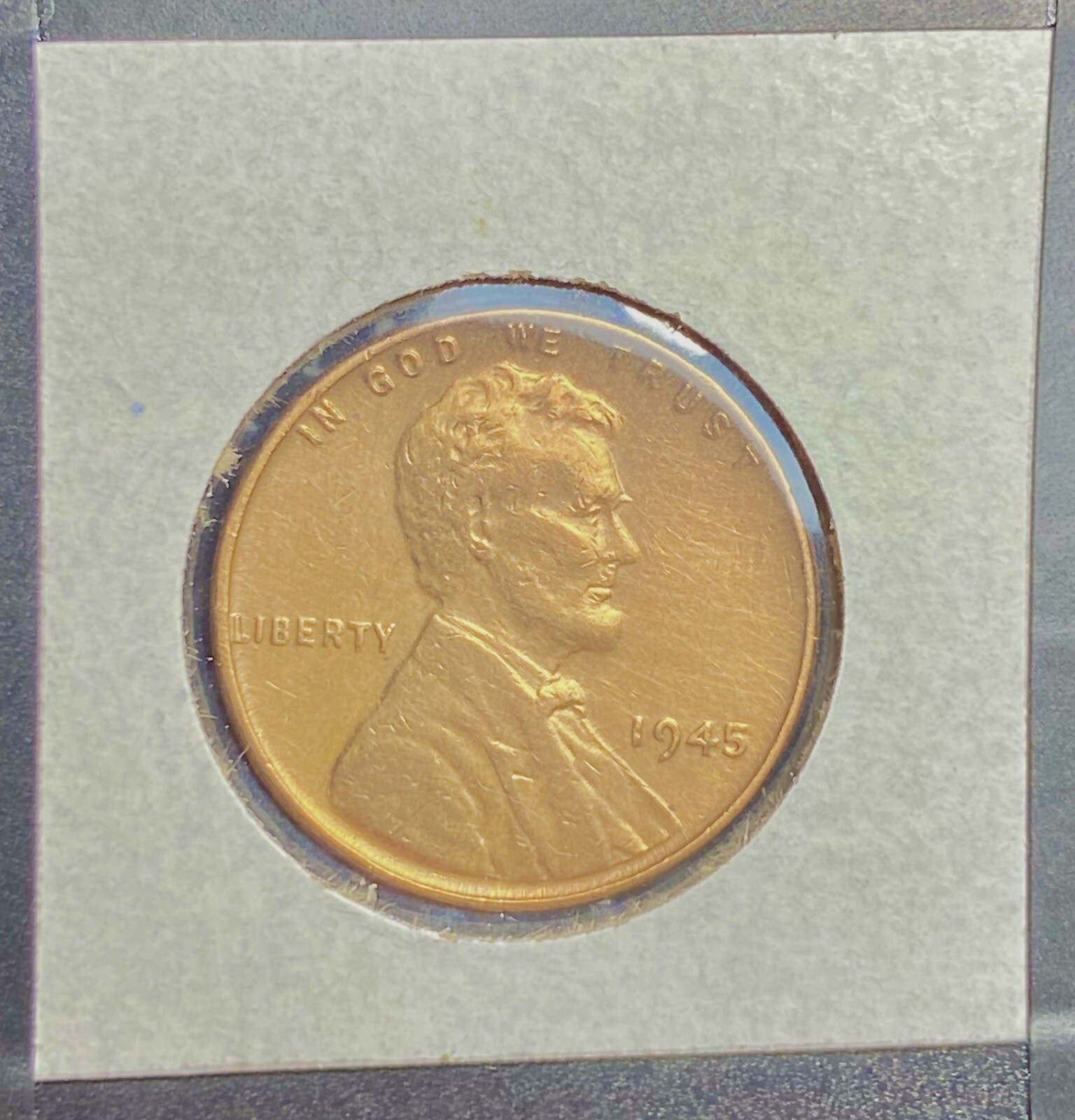1945 Lincoln Wheat Penny - Red - DDO FS-101